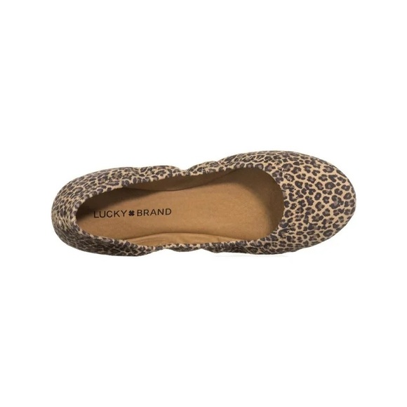 Lucky Brand Leopard Print Women's Emmie Flats - Picture 1 of 5